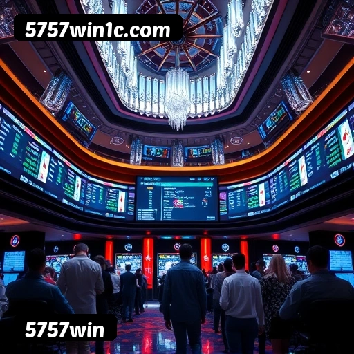 Interface apostas esportivas 5757win mostrando odds ao vivo, cash out e transmissão de jogos